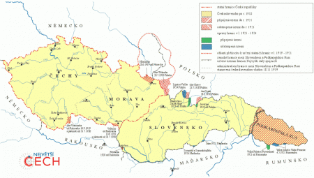 Mapa ČSR